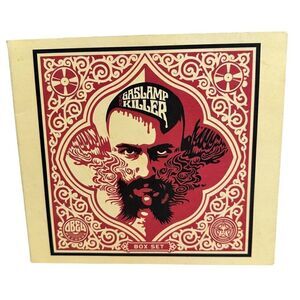 The Gaslamp Killer ‎Box Set 2008 Obey Records CD & 7in Shepard Fairey